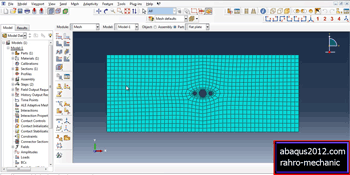 آموزش تحلیل تمرکز تنش در ورق های سورخ دار در نرم افزار آباکوس